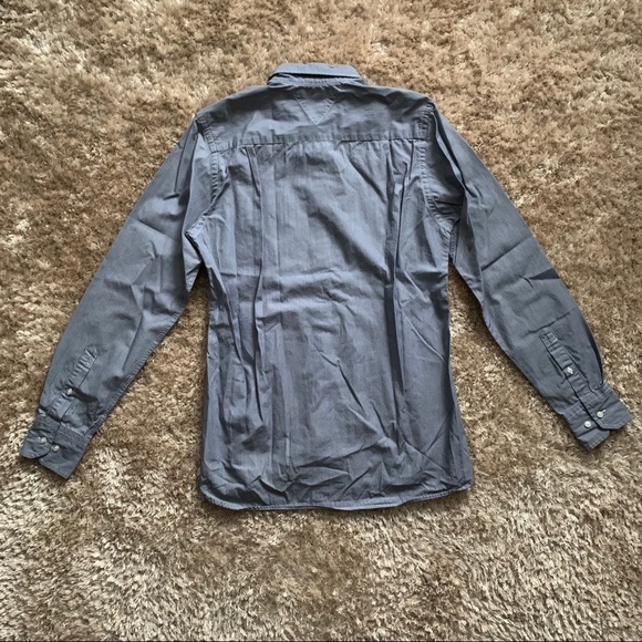 Custom Fit Long Sleeve Dress Shirt Tommy Hilfiger - Picture 5 of 6